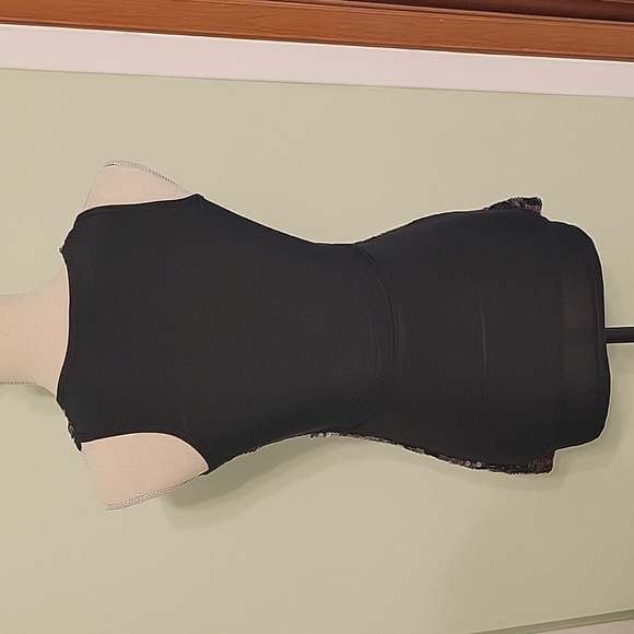 (D) sparkly tank top size small sparkly mini dress - Picture 2 of 3